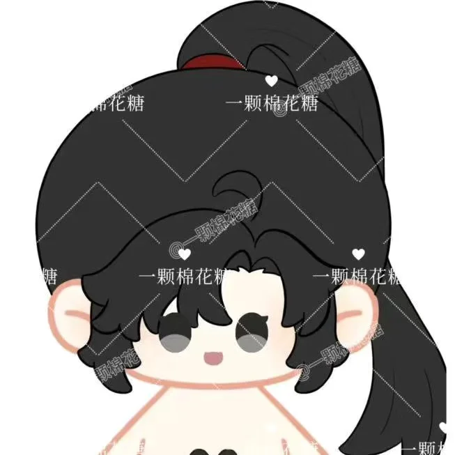 Original Demonic Ancestor Wei Wuxian Blue Forgetting Machine Cosplay Attribute 10cm Hammer Body Cotton Doll