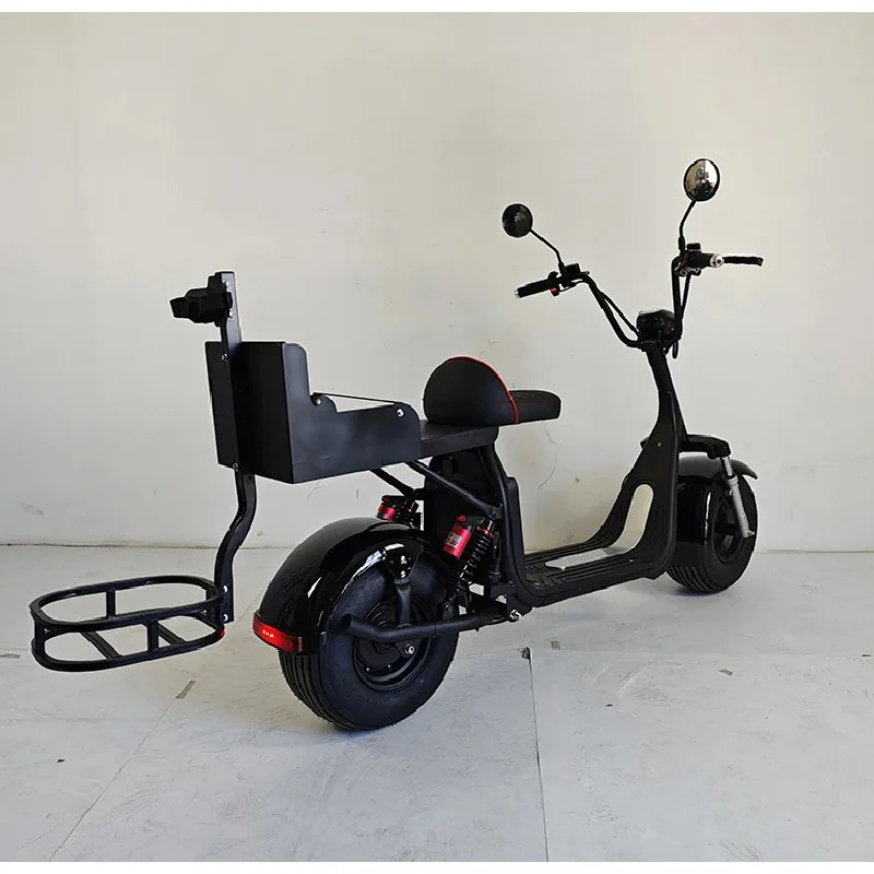 ZAIQU مستودع الولايات المتحدة/الاتحاد الأوروبي رخيصة الدراجات النارية الكهربائية بجولة (قديم) عربة سكوتر عربات الدراجات البخارية