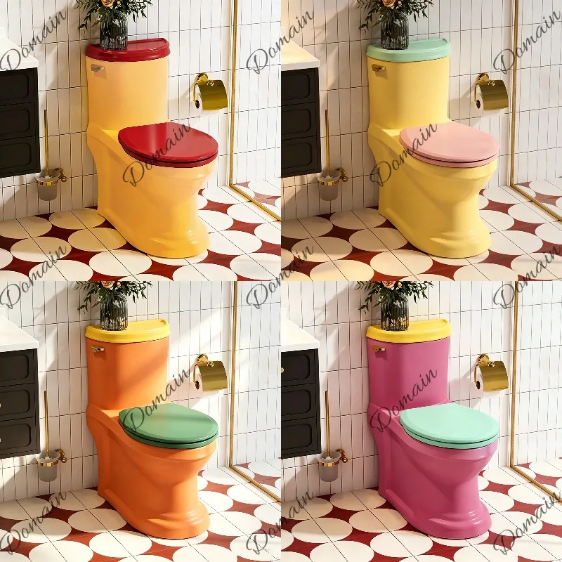 French toilet household bathroom European creative personality color toilet designer