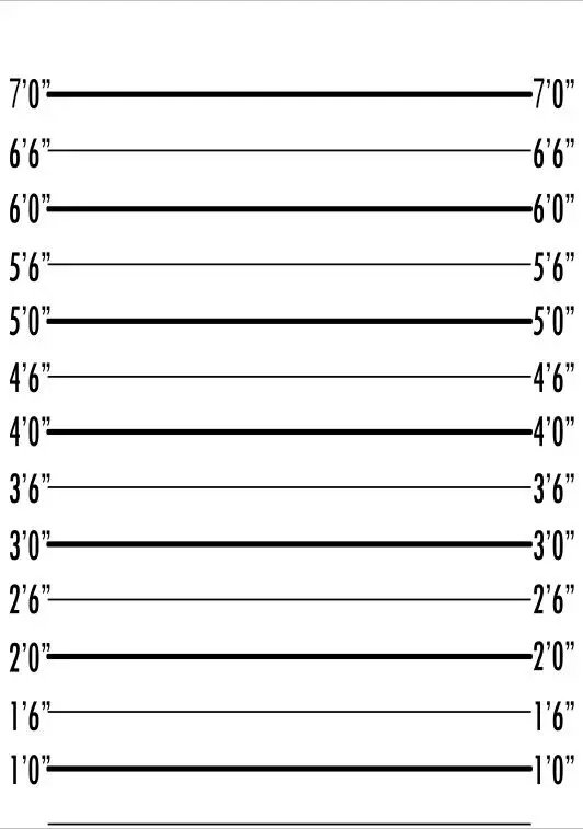 5x7FT Jail Mugshot Prisoner Prison Lineup Chart Height Custom Photo Studio Backdrop Background Vinyl 220cm X 150cm