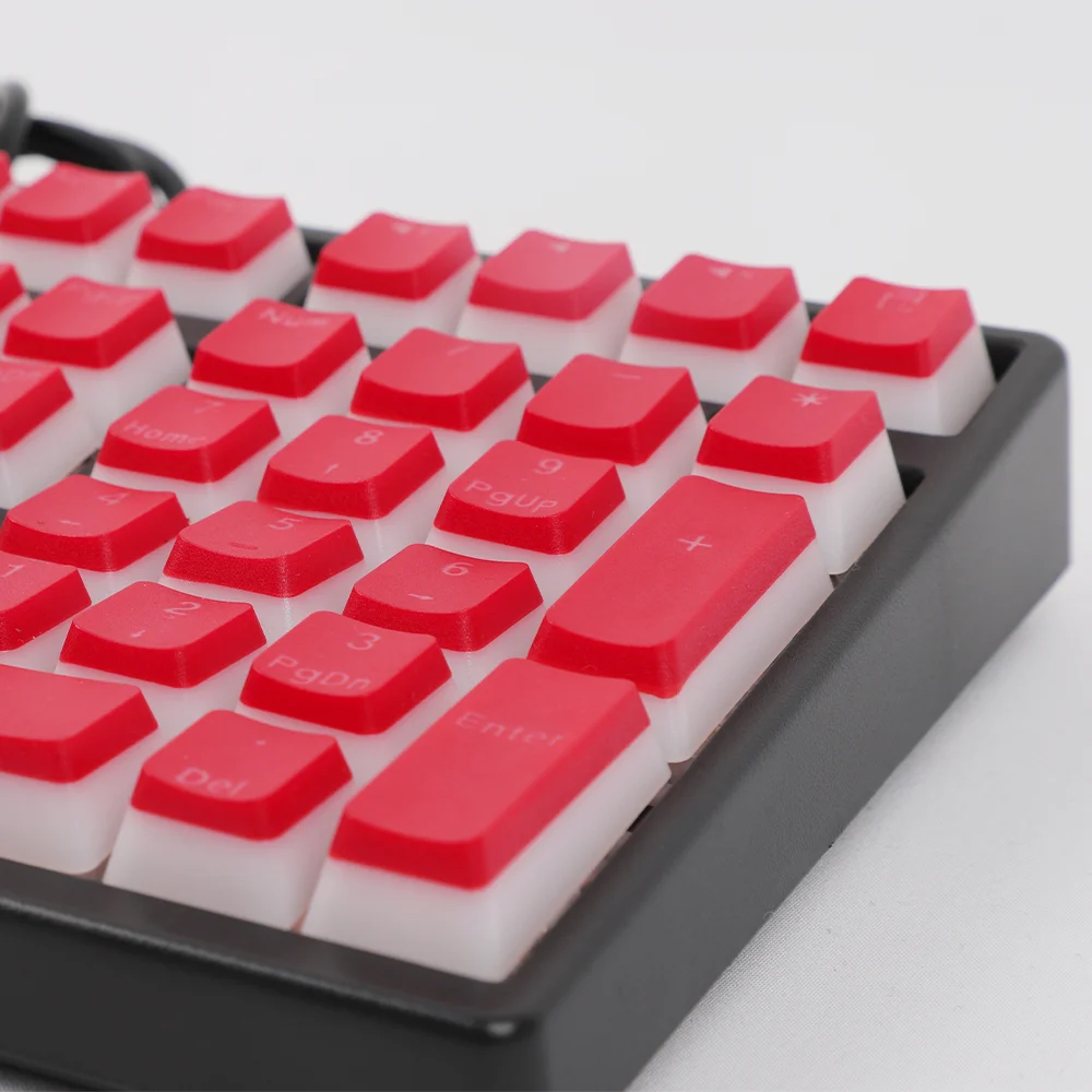 

129 Keys Pudding Red Keycaps PBT Dye Sub OEM for 61 87 104 Mechanical Keyboard AKKO Fun60Pro Anne Pro 2 Game PC