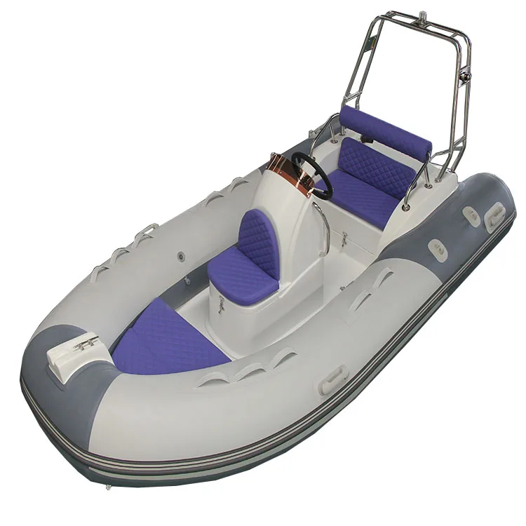 390 RIB Outboard Motor Rigid Inflatable Boat Family Power Boat Fiberglass Hull PVC Hypalon Fishing Lake Rescue Outdoor