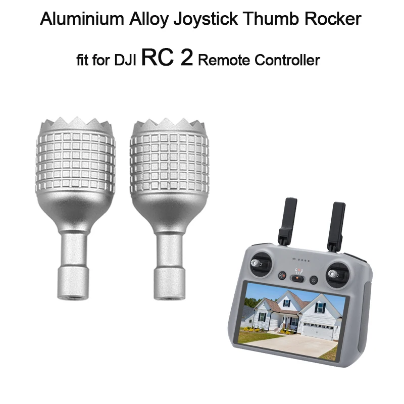 Aluminium Alloy Joystick Thumb Rocker for DJI AIR 3S/AIR 3/Mini 4 PRO RC 2 with Screen Control Non-Slip Sticks Drone Accessories