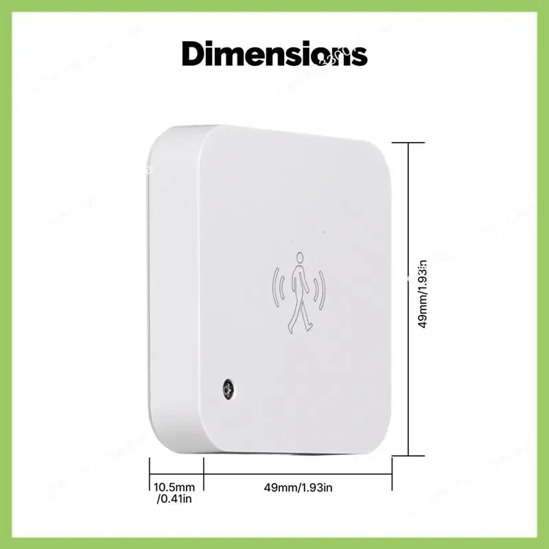 Y19A Wifi Smart Human Presence Sensor Motion Motionless Detection Light Luminance Sensor Wired, App Notification
