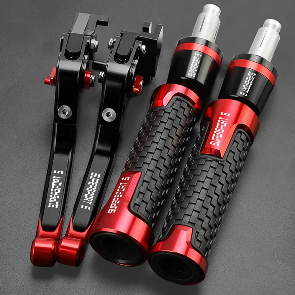 

For DUCATI SUPERSPORTS 2017-2018 Motorcycle Accessories Adjustable Brake Clutch Lever Handle Bar Hand Grips Ends SUPER SPORTS