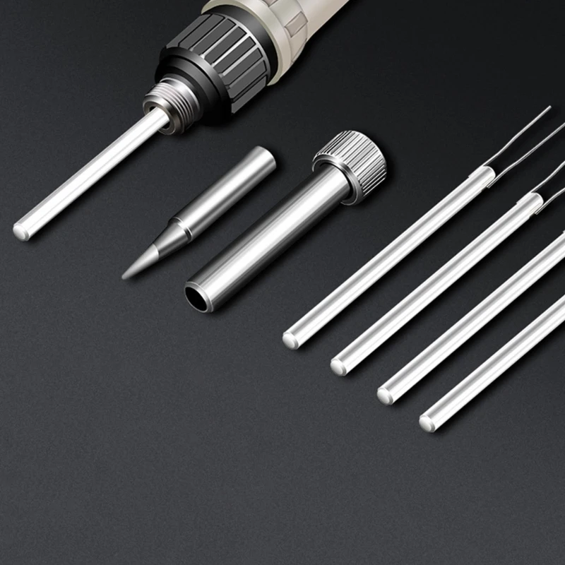 3Pcs Electric Soldering Iron Heating Cores 60W Ceramic Adjustable Temperature Internal Heating Elementally Tools Repair