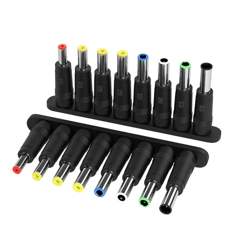 1 zestaw DC gniazdo zasilania wtyk żeński 8-in-1 złącza adapterów 5.5*2.1mm do 3.5/4.0/4.8/5.5/5.2/6.3/6.0 mężczyzna wskazówek Adapter