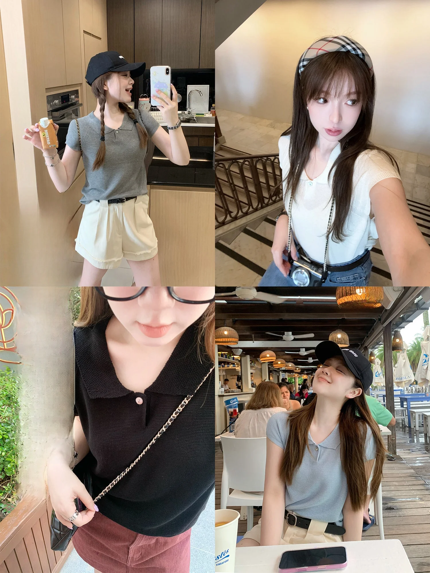 

Ultra-Thin 32-Strand Linen Knitwear ort Sve Women's Casual Sle Loose Fit Summer Lightweight Color Top