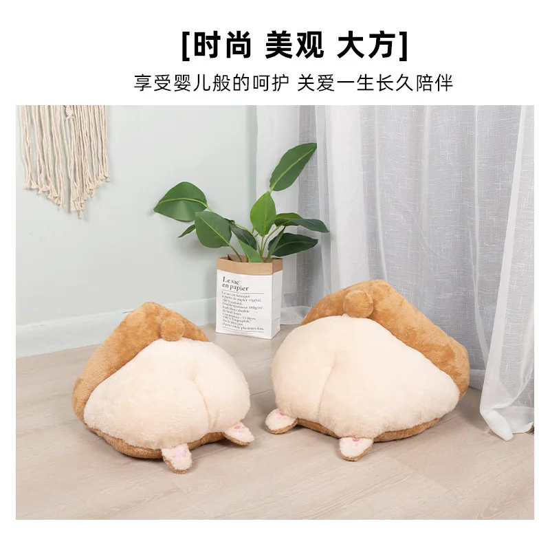 New Semi Closed Cat Nest Cartoon Corgi Buttock Warm Nest Dog Nest Pet Supplies Wholesale