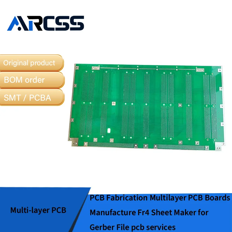 PCB Fabrication Multilayer PCB Boards Manufacture Fr4 Sheet Maker for Gerber File pcb services