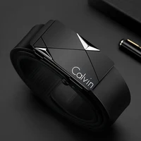 Stylish Men's PU Leather Belt - Fashion Belts for Daily Life, Leisure, Party, Festival, Work, and Business Automatic Buckle 3