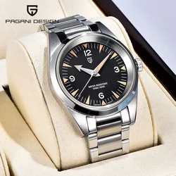 PAGANI DESIGN 2025 New VH31 Luxury Men's Quartz Watch with Luminous C3 Sapphire Stainless Steel Waterproof 10 Bar Reloj Hombre W