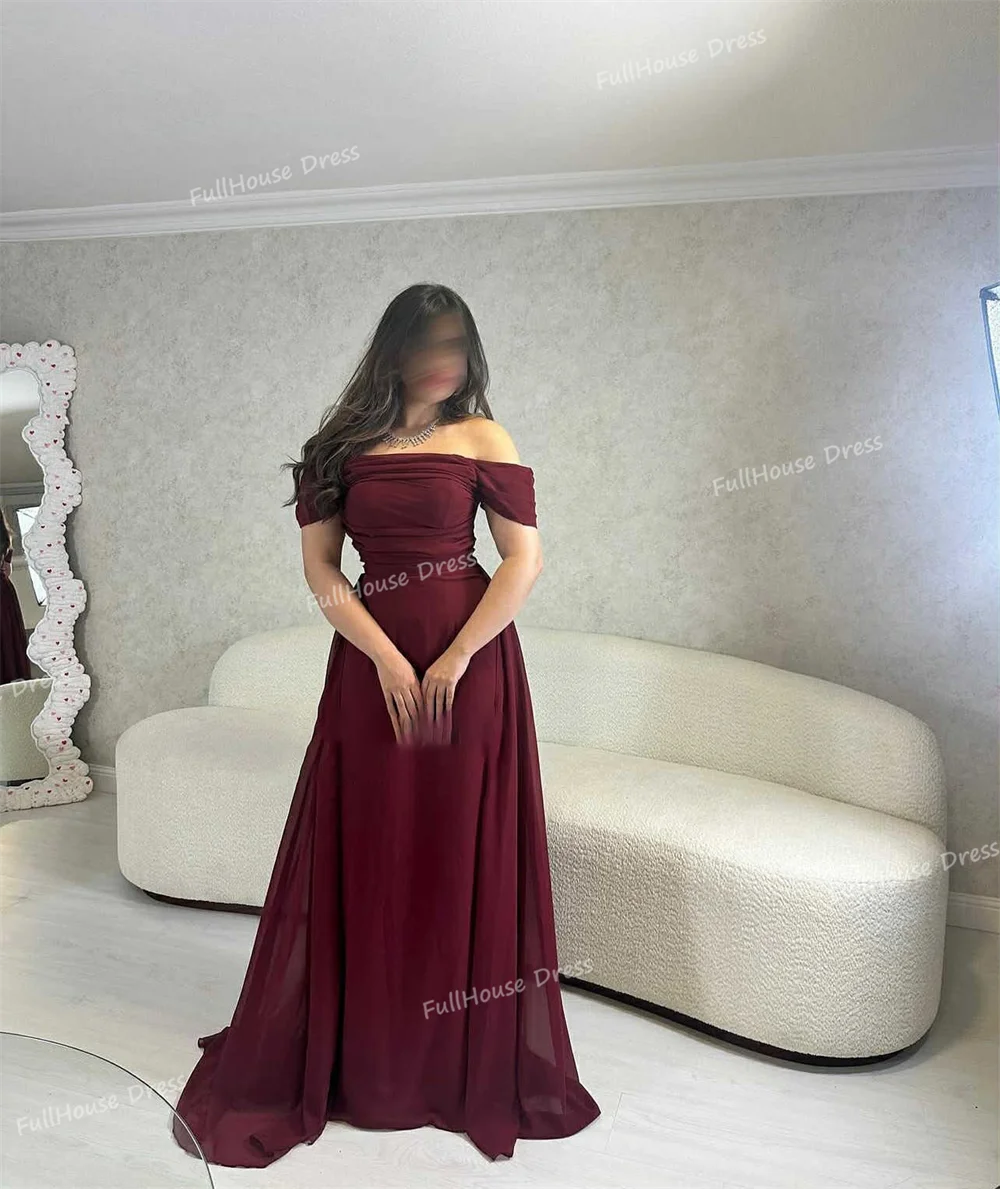 Maßgeschneidertes, klassisches, schulterfreies, plissiertes, sexy Etui-Abend-Brautkleid aus Chiffon, rückenfreies, bodenlanges Ballkleid mit Hof