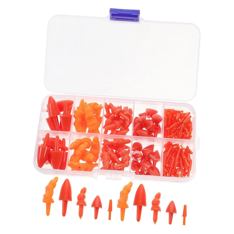 

ABUM-160 PCS Snow-Man Nose Set - DIY Carrot Nose For Snow-Man - & Christma- Decoration Accessories For Craft