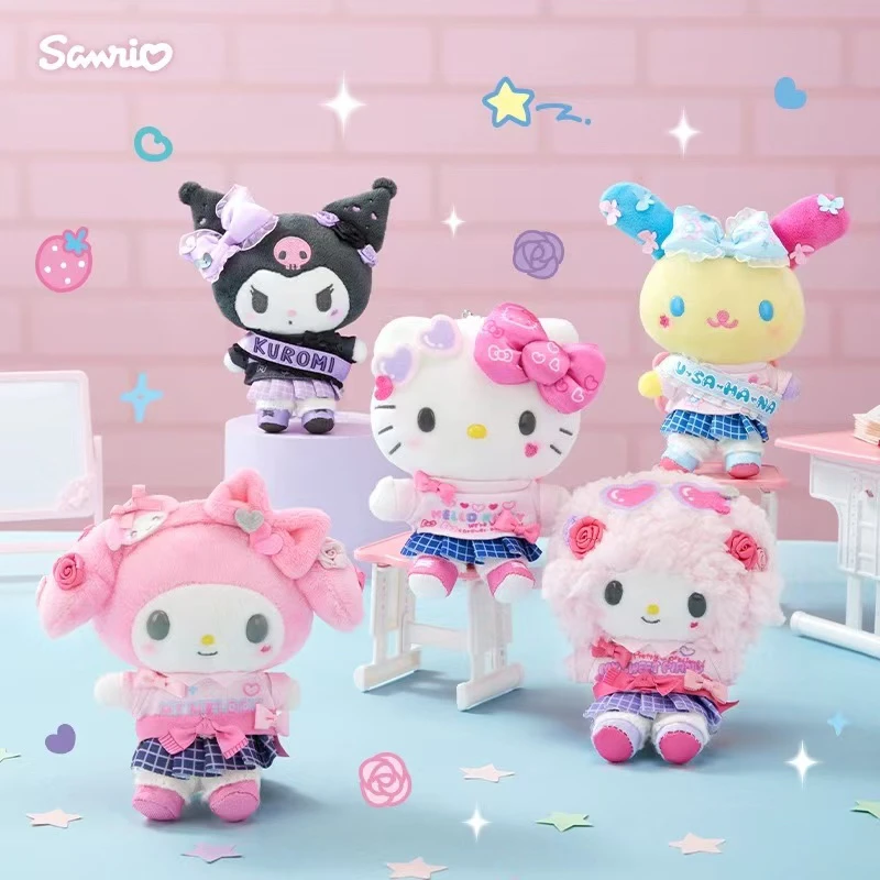 

Sanrio оригинальная сверкающая школьная пуля Kitty Melody My Sweet Piano USaHaNa BadBadtz-maru аниме плюшевые игрушки-подвески для девочек