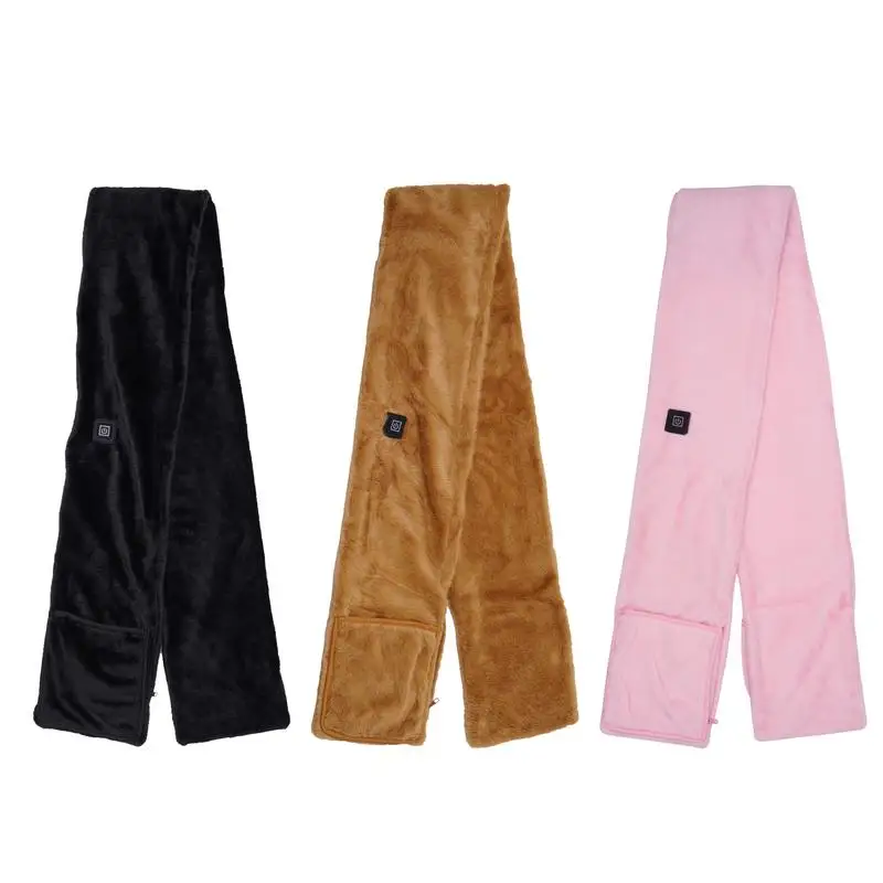 

Heated Scarf For Women 3-Gear Adjustable Temperature Cold Weather Scarves Heated Scarf Electric Heated Scarf With Two Side