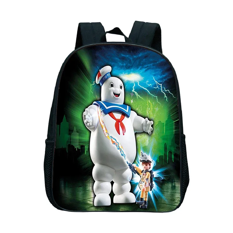 Kids Rugzak Ghostbusters Print Kleuterschool Tassen Jongens Meisjes Schooltassen 12 Inch Schooltas