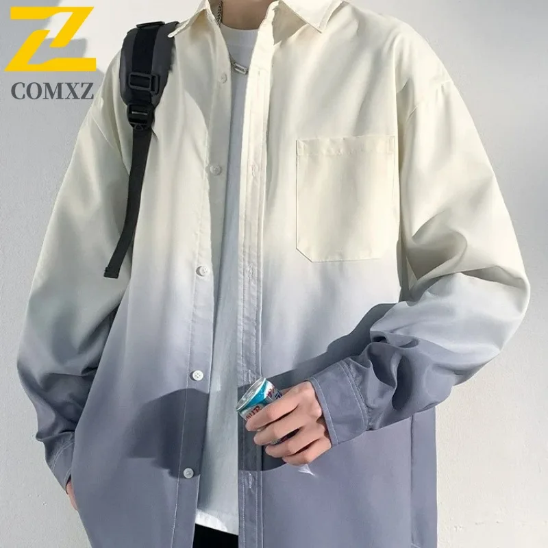 

COMXZ Men Travel Jacket Premium Stand Collar Hiking Comfort Motorcycle Jacket Street Style Lightweight Durable Autumn New Coats