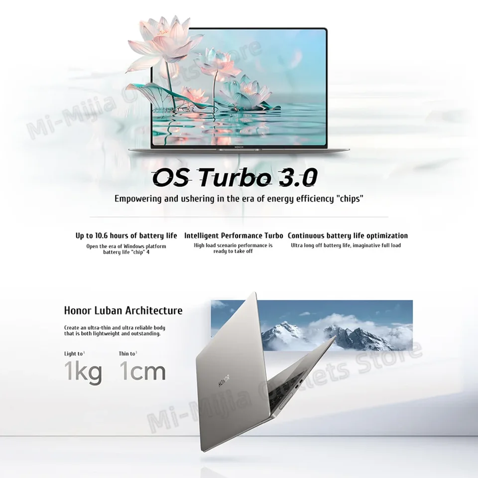 Honor MagicBook Art 14 Snapdragon Edition 1kg 超薄型ラップトップ X