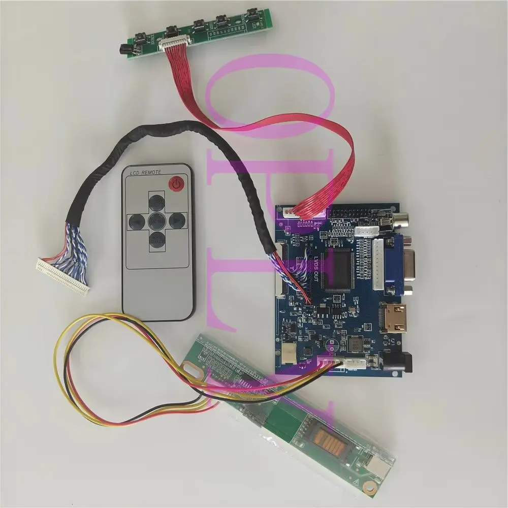 

Controller board AV VGA HDMI-compatible for LP141WX1-TLA2 LP141WX1-TL01 LP141WX1 14.1" 1280×800 30pin 1 CCFL LCD panel DIY Kit