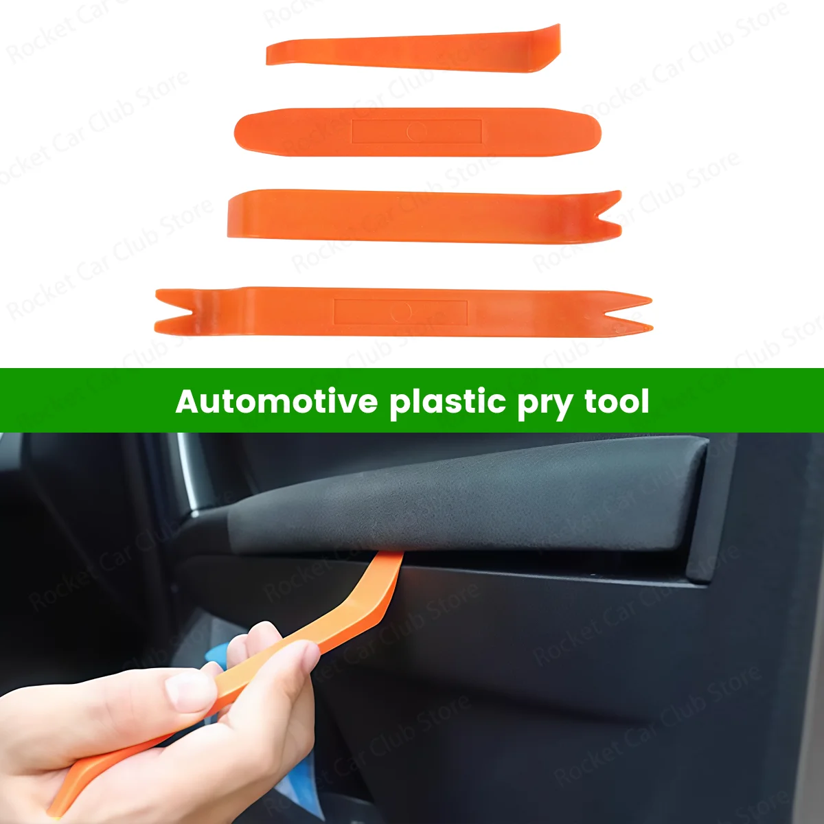 

Door interior trim panel dashboard console glasses case pry tool Automotive interior disassembly auxiliary tool 4-PCS