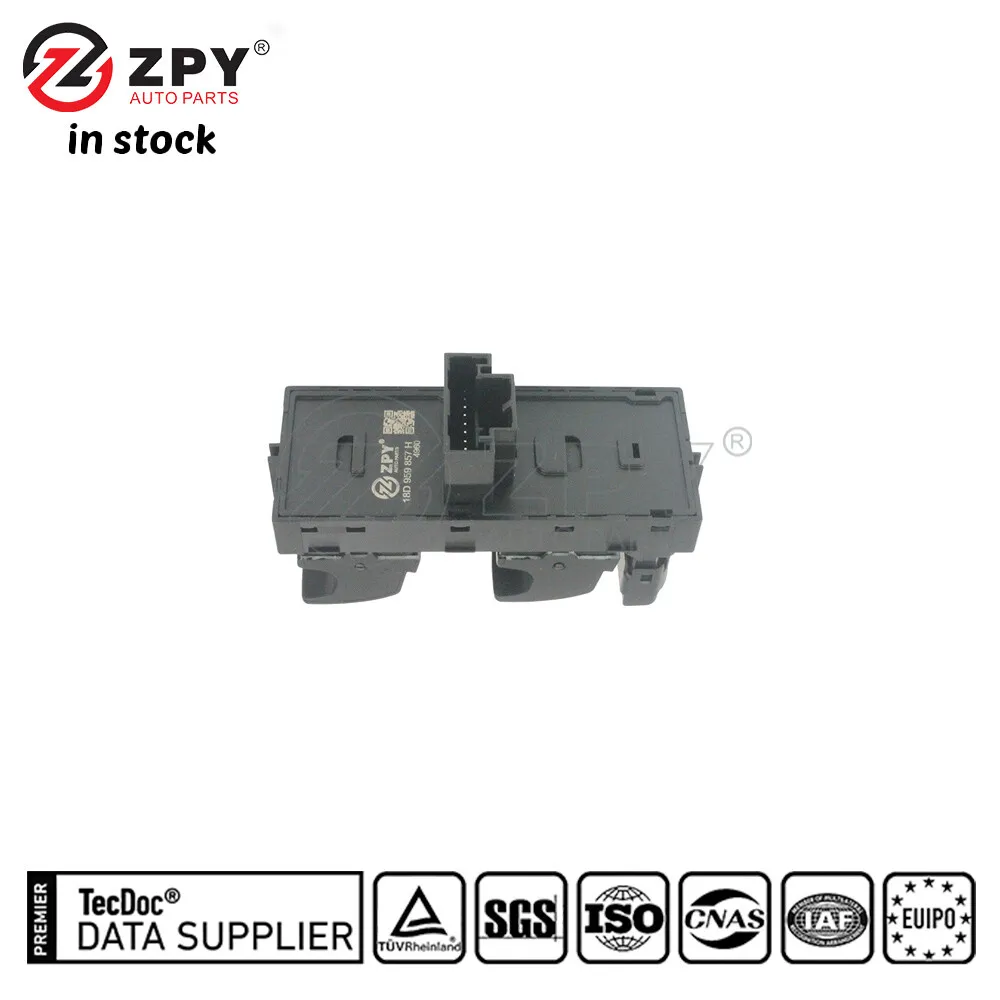 ZPY Front Left Driver Side Power Window Switch For Volkswagen Golf 18D 959 857H