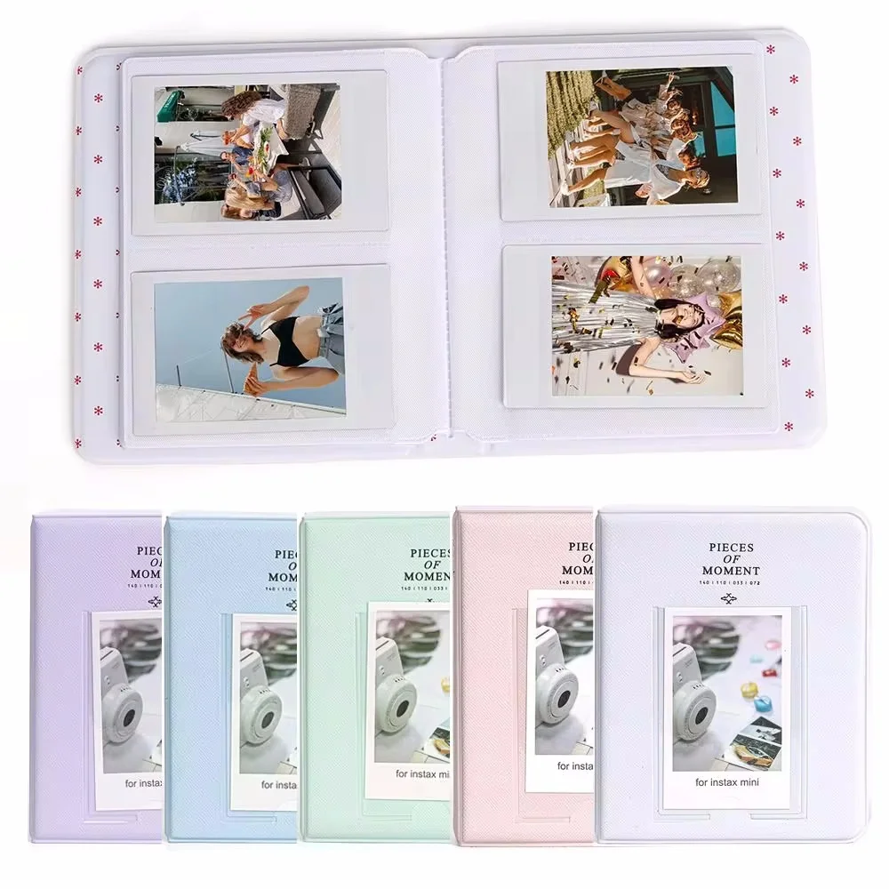 64 Pockets For Polaroid Photo Album Mini Instant Picture Case Storage for Fujifilm Instax Mini Film Instax Wedding Photo Album