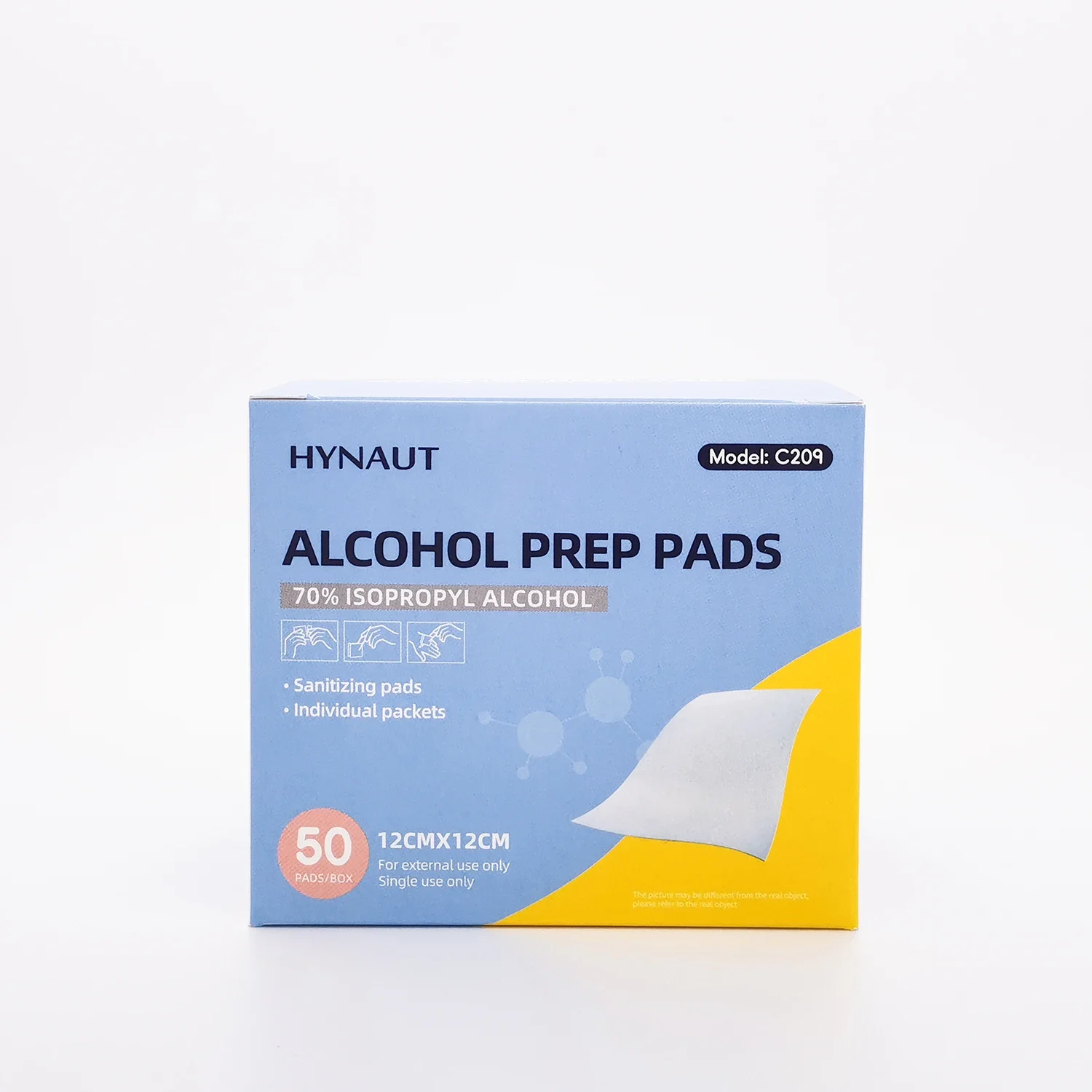 

Custom sterile alcohol prep pads/swabs medical 100pcs/box 200pcs/box