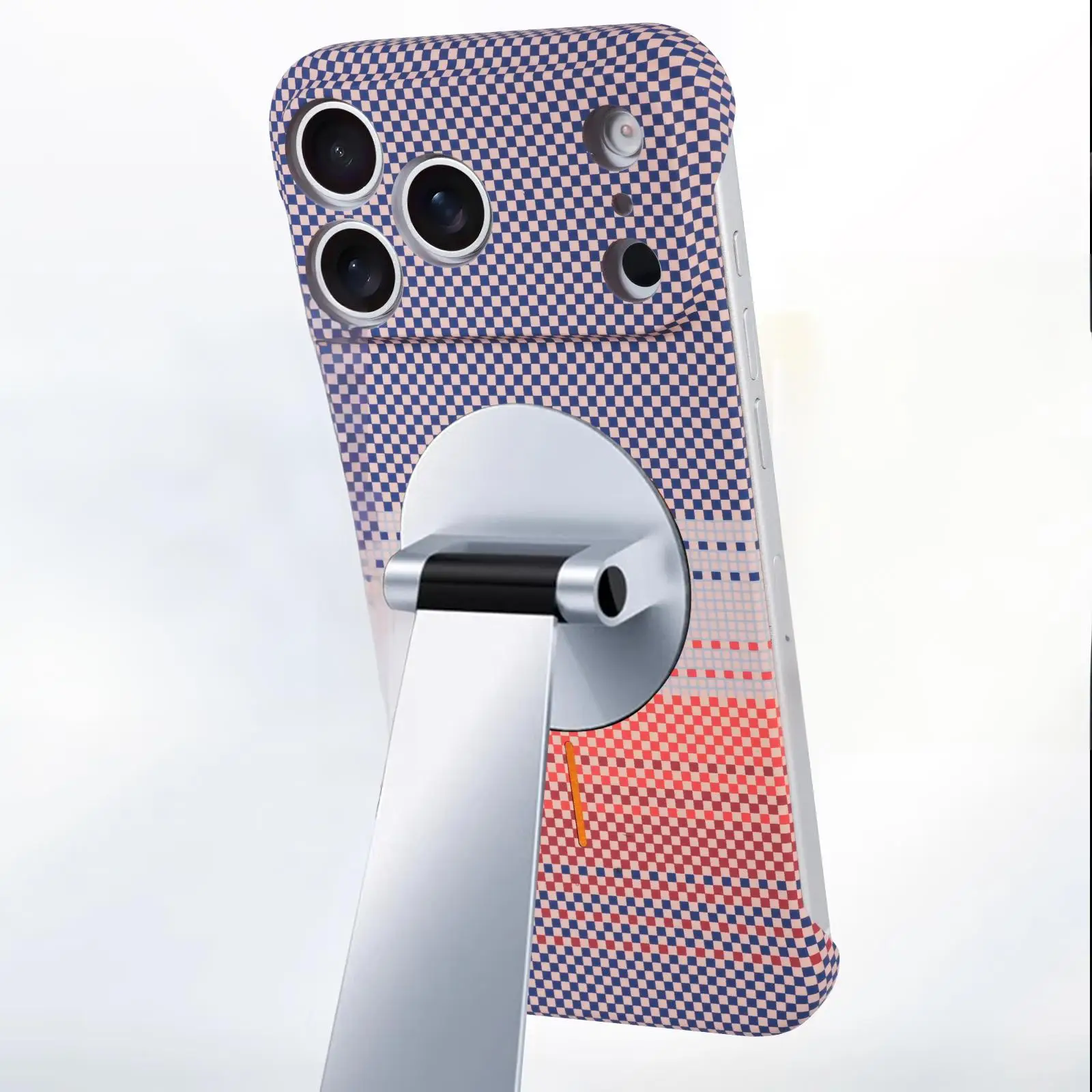 حافظة كيفلر من ألياف الكربون بدون إطار لهاتف آيفون 17 إير 16 15 14 بلس 13 12 برو ماكس شحن لاسلكي غطاء نحيف مقاوم للسقوط #6