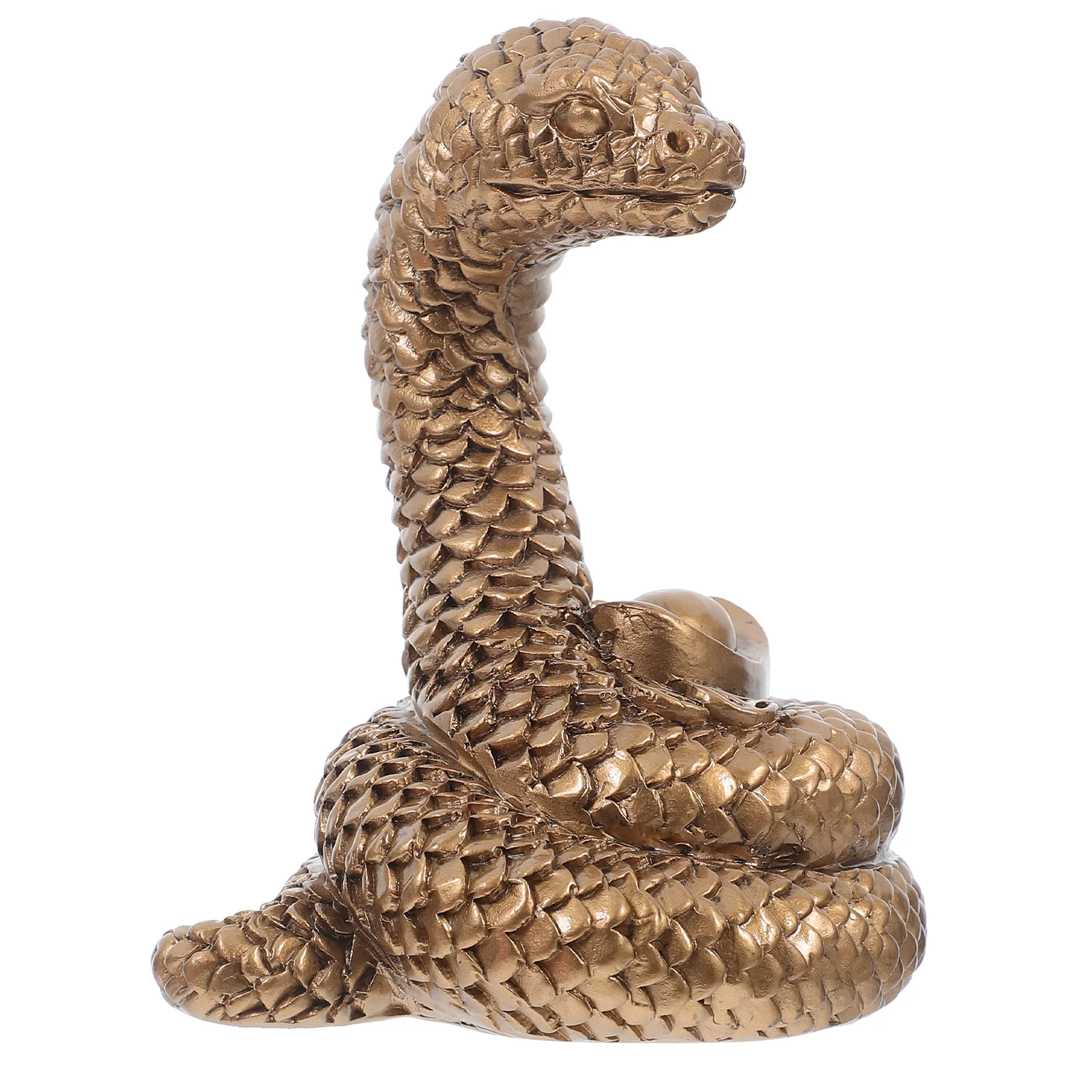 

Brass Miniature Vintage Desktop Decor Home Office Decoration Chinese Chinese Snake Year Decor New Year Zodiac Ornament