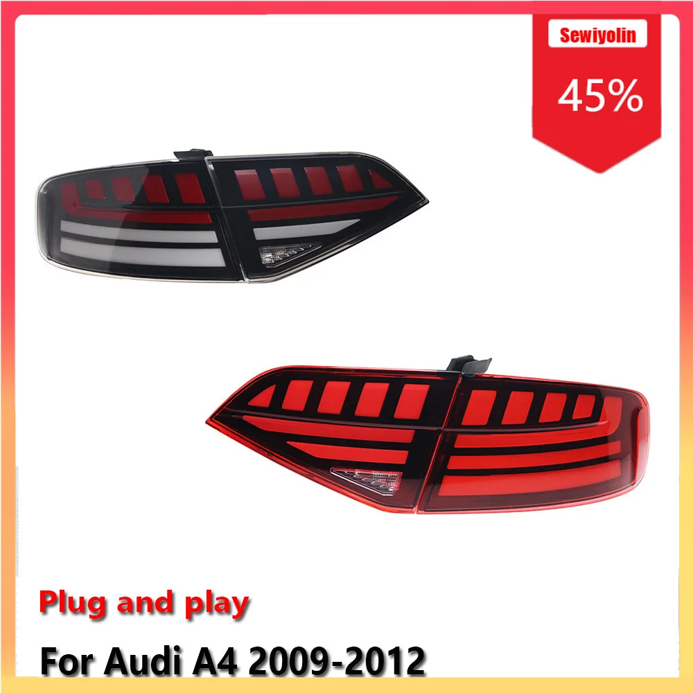 

Автомобильные фонари в сборе для Audi A4 2009-2012 A4L B8 Upgrade B9 Противотуманные DRL Тормозные указатели поворота Plug and Play