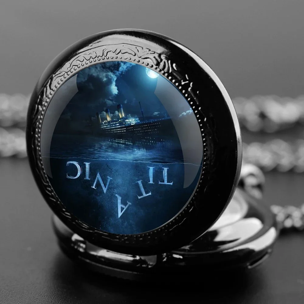 

Classic Film Handmade Dome Glass Quartz Pocket Watch Men Women Necklace Accessories Clock Gifts for Children Souvenirs Relógio