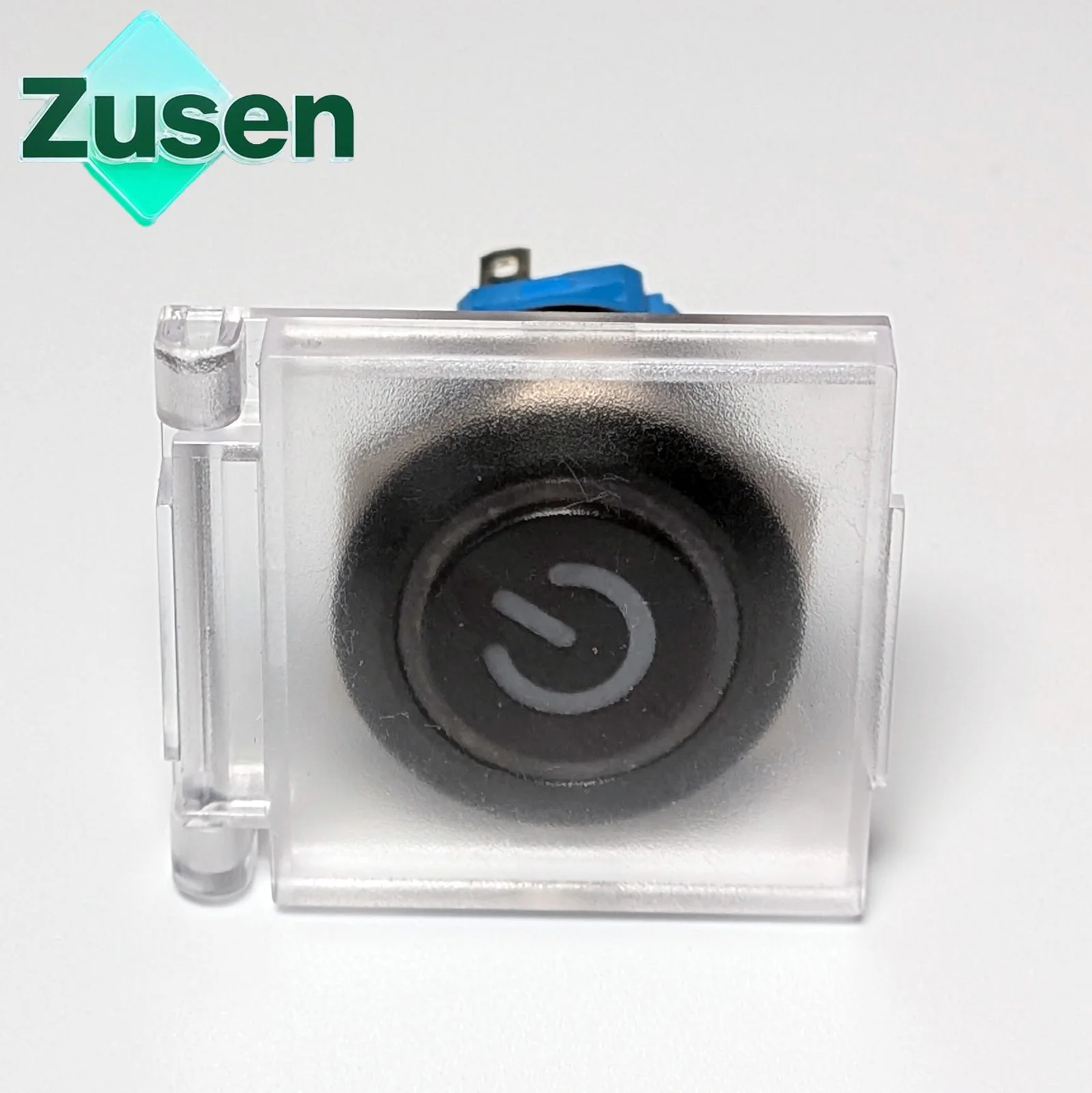 Zusen Flat Head Push Button Switch Protective Cover 16/19/22mm Transparent Dustproof Splash-proof for Electronics