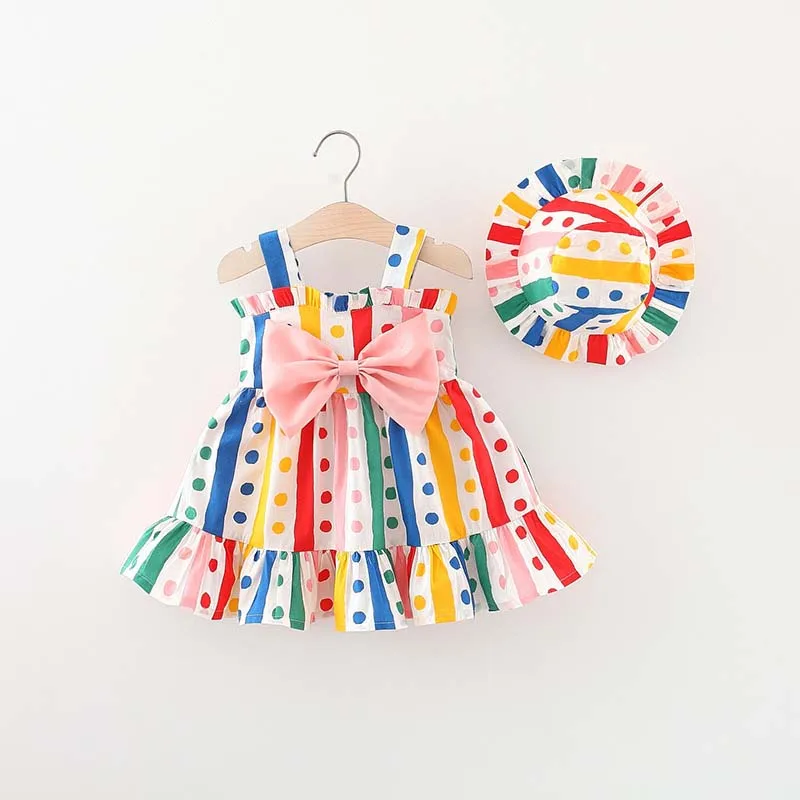 

Sweet Casual Children Clothes Summer Sweet Bow Baby Girl Dress Bow Knot Birthday Party Toddler Mesh Evening Dress Kids Wear