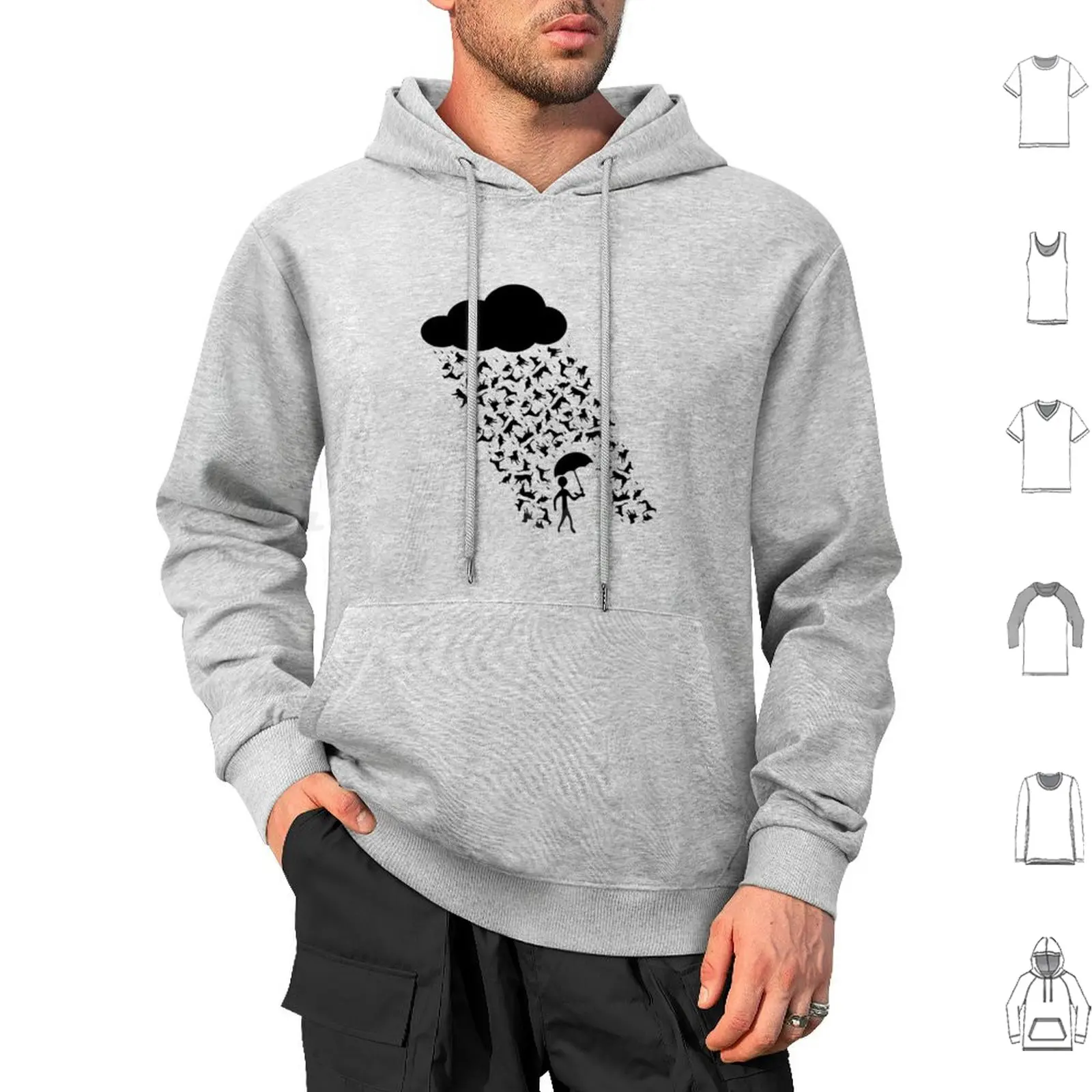 Pet Rain Love Hoodies Long Sleeve Dog Dogs Dog Owner Chihuahua Bulldog Bull Dog Retriever Golden Retriever Dogs Mom