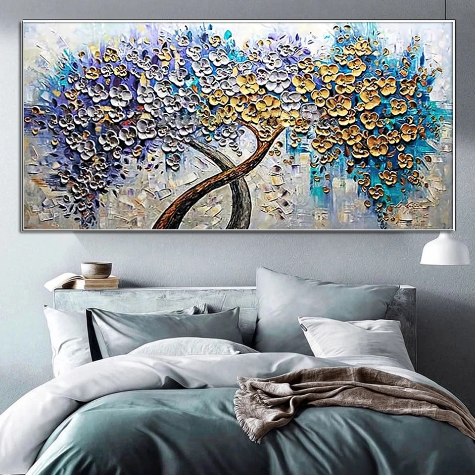 Paesaggio diamante pittura fiori rossi immagini papavero fiore diamante mosaico kit punto croce per soggiorno Wall Art Decor