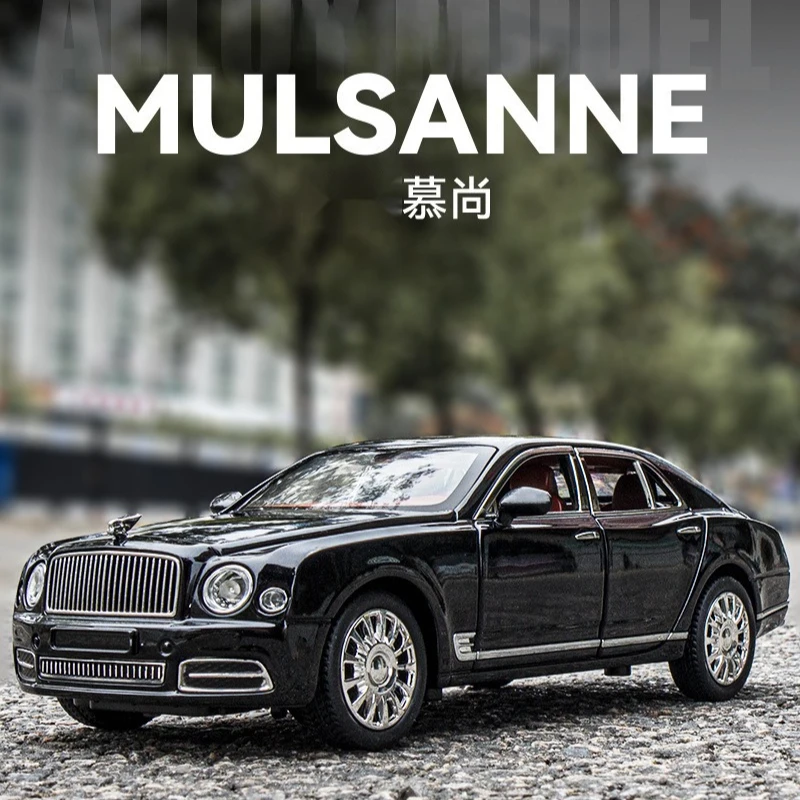 

1:24 Mushan Alloy Car Model Ornament Collection Children's Toy Gifts Diecast Alloy Car Model Collectible