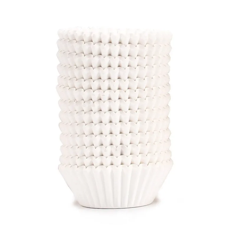 1000Pcs/pack White Muffin Cupcake Liner Baking Paper Cups Cake Stand Wedding Party Decor Cupcakes Cases