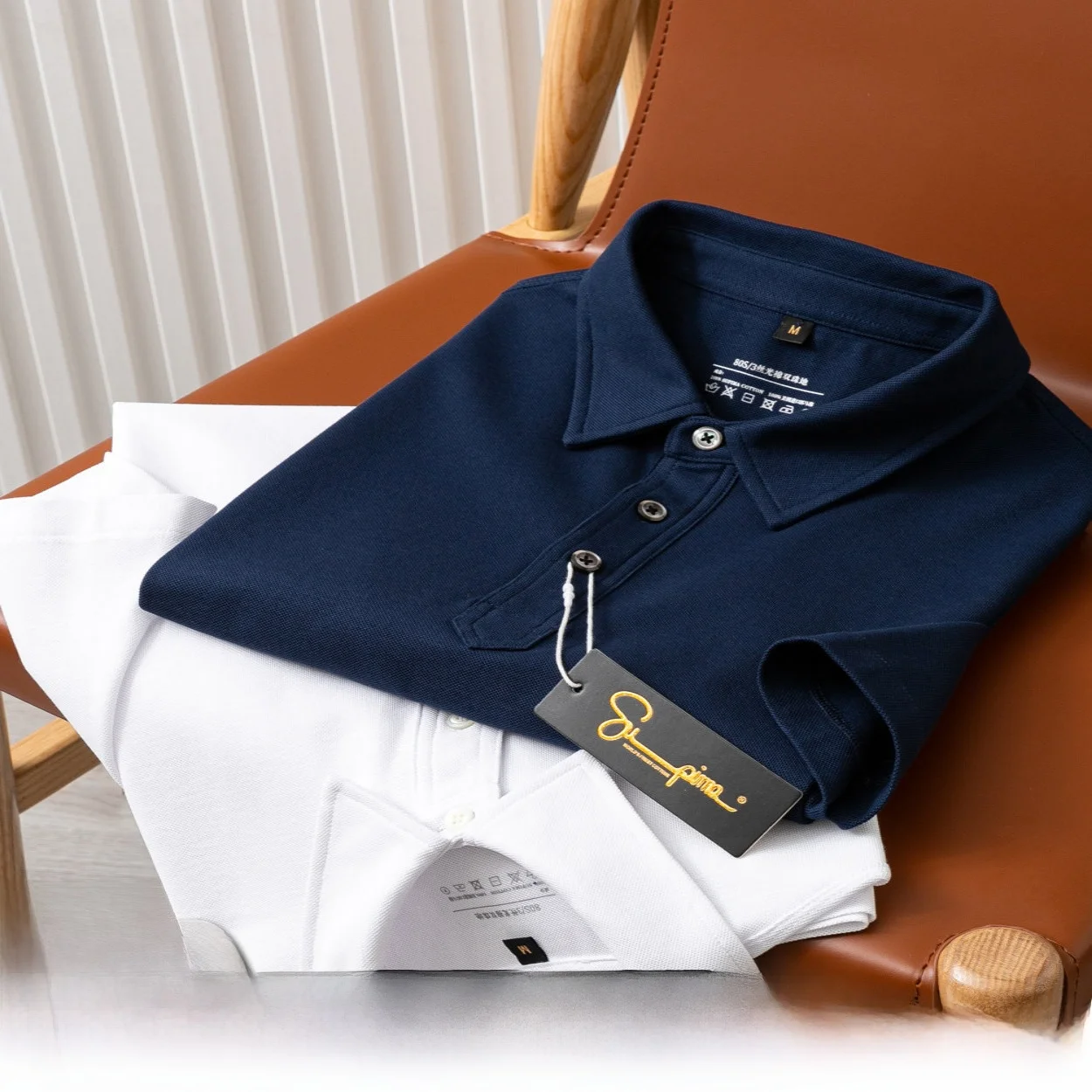 

Busin irt Pure Cotton ort Sve Cotton Plain Color Summer Youth Faion Stand Fit Self-Recommended