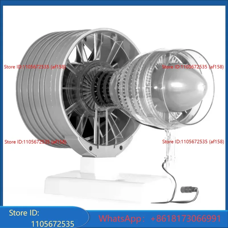 Aircraft engine model simulation, movable assembly toys for aviation jets 1PC