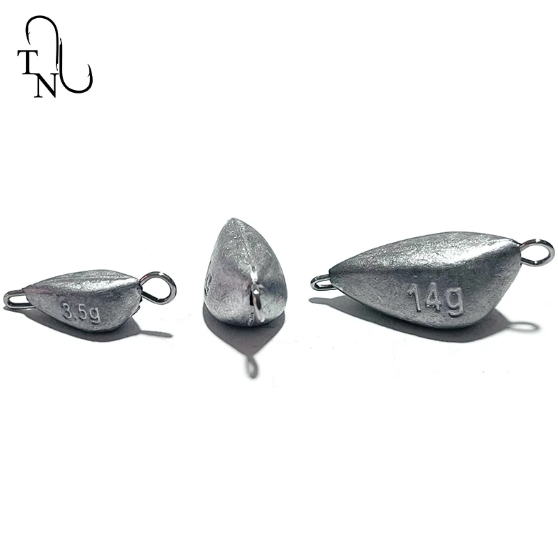 TN76 Lead Insert Sinker Obstacle Crossing Fishing Weight Sinkers Pendant Carp Fishing Accessories Prevention Hanging Bottom Root