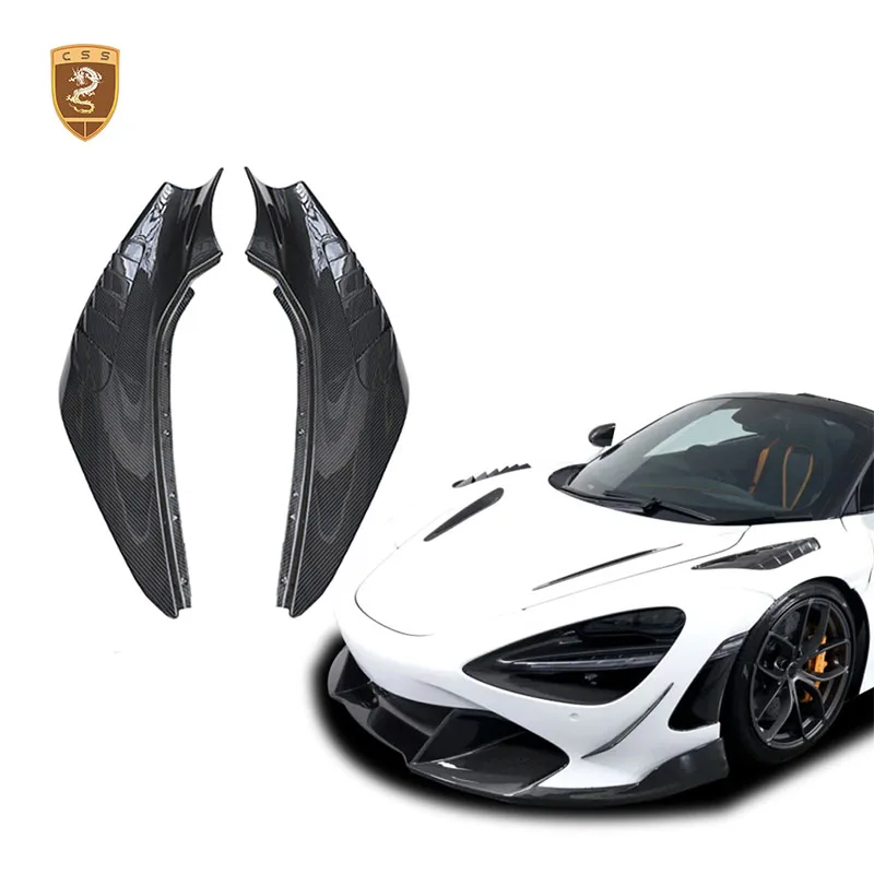 

Convertible Car Front Side Fender For Mclaren 720S Vor Style Dry Carbon Fiber Left & Right Fender Flares Accessories