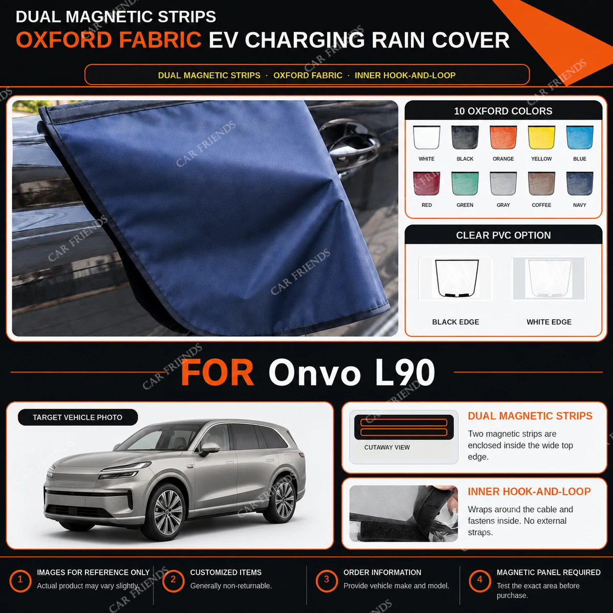 capa-de-chuva-para-porta-de-carregamento-de-veiculos-eletricos-onvo-l90-em-tecido-oxford-com-tiras-magneticas-duplas-repelente-a-Agua-resistente-a-arranhoes-e-abrasao