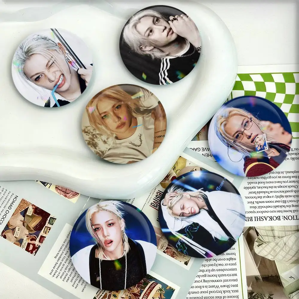 Felix THIS THAT L-Lee  Laser Badge Creative Pins Brooch for Bag Clothes Hat Decor Gifts Fans Collect