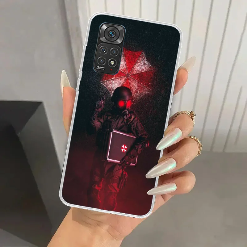 Shaped Umbrella Phone Case for Xiaomi Redmi Note 15 14 14S 13 12S 12 Pro 11S 11 Plus 11T 11E 10S Soft Funda Print Shell Redmi No view 4