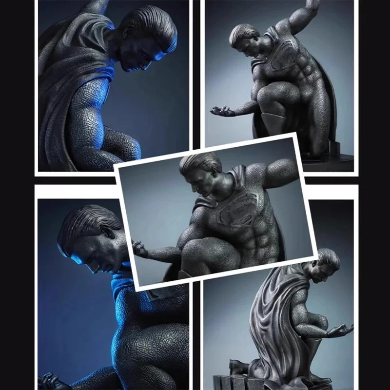 

40 см ограниченная версия фильма Бэтмен против Супермена серии фигурку Dc Лига Справедливости Памятник Статуя Коллекционная модель