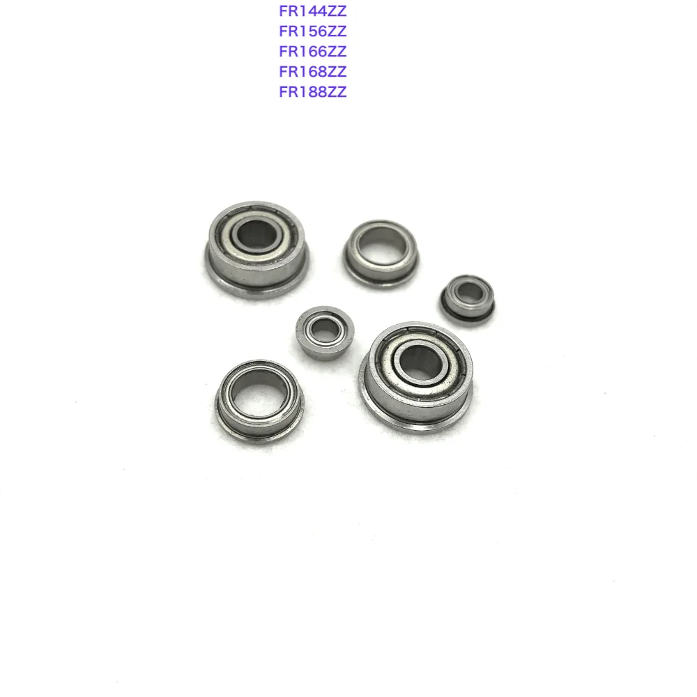 30 pc/lote fr144zz fr156zz fr166zz fr168zz fr188zz metal de alta precisão em miniatura flange profundo sulco rolamento de esferas peças da impressora 3d