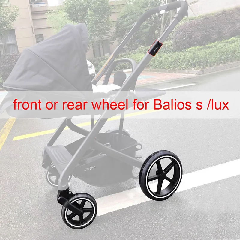 Stroller Wheel For Cybex Balios S Lux Front Or Rear One Direct Replace Back One With Frame Axle Tire DIY Baby Buggy Accessories