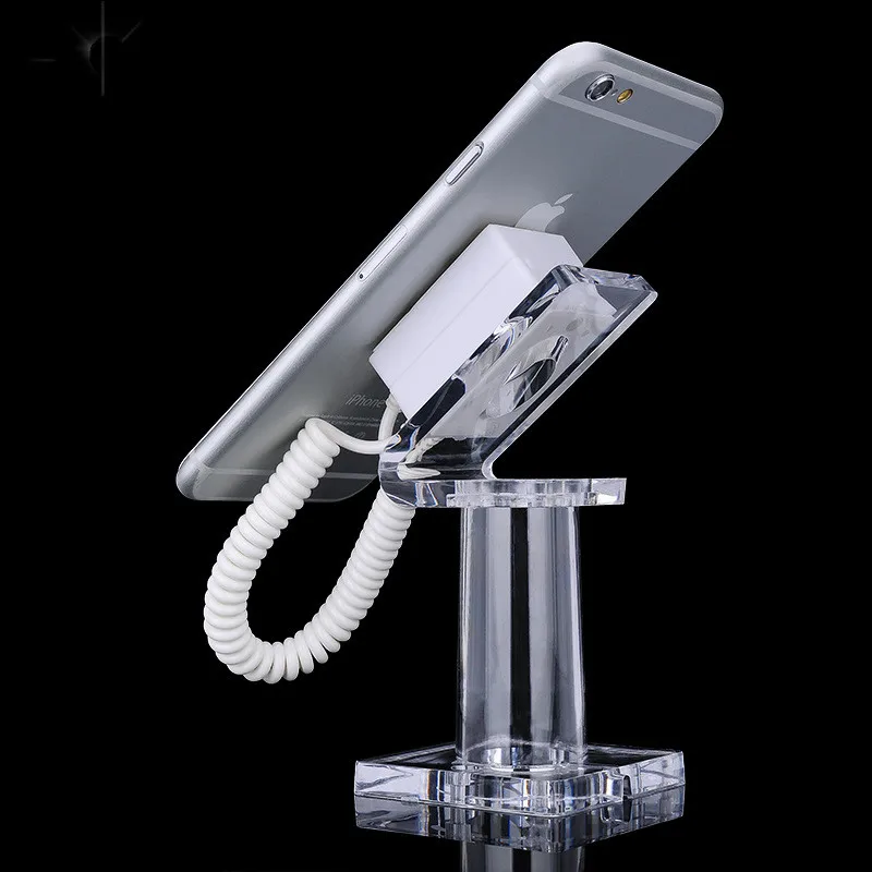 10PCS Newly Durable Acrylic Cell Phone Security Holders Mobile Phone Anti-theft Display Stand for Retail Stores