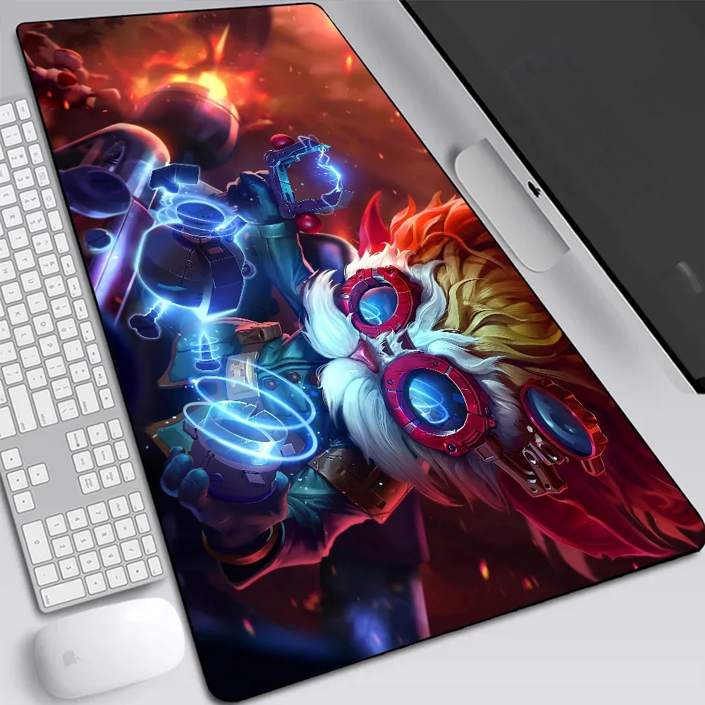 League of Legends Heimerdinger Large Gaming Mouse Pad Computer Laptop Mousepad Office Keyboard Pad Desk Mat PC Gamer Mouse Mat